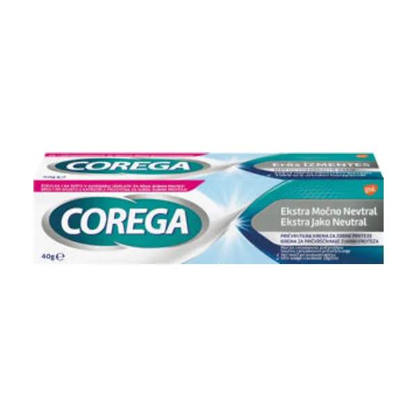 Krema Corega, za proteze, nevtral, 40 g