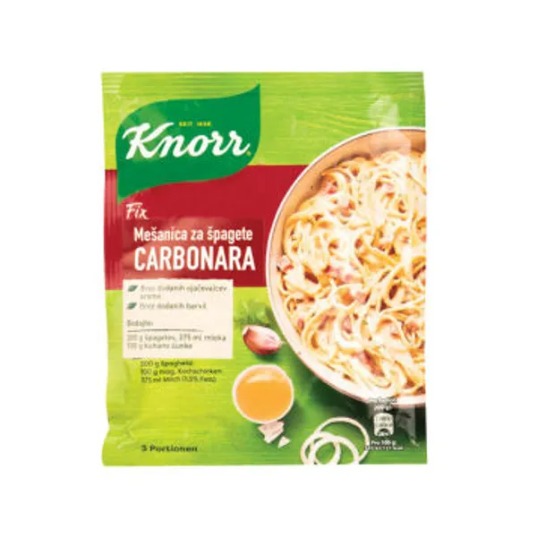 Knorr Fix mešanica, za špagete carbonara, 36 g