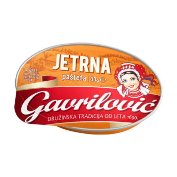 Pašteta Gavrilovič, jetrna, 30 g