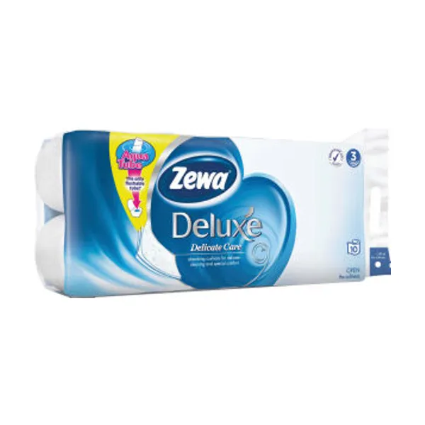 Toaletni papir Zewa, Delicate Care, bel, 10/1