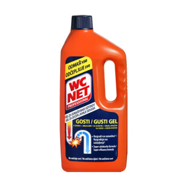 Čistilo WC Net, energy za odtoke, 1l