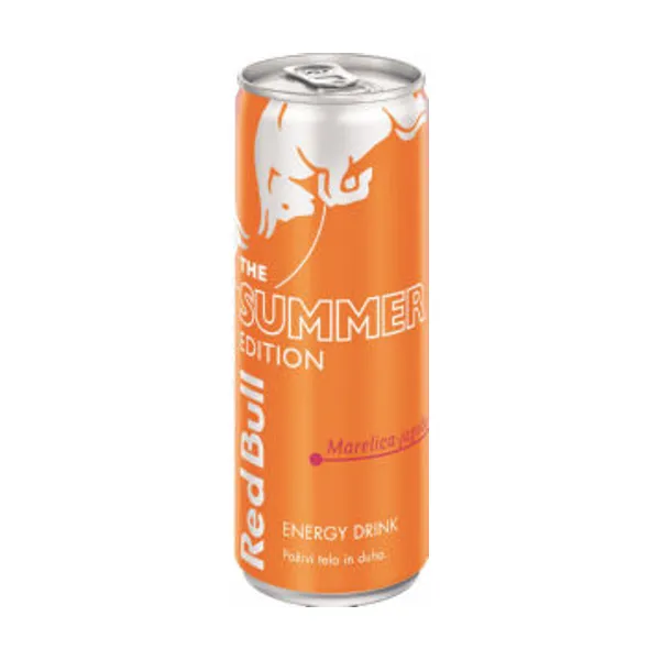 Energijska pijača Red Bull, Summer, marelica in jagoda, 250 ml
