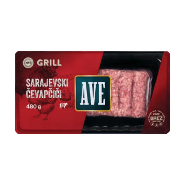 Sarajevski čevapčiči AVE Grill, 480 g