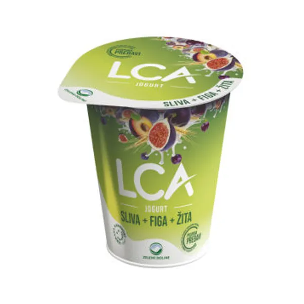 Jogurt LCA, sliva, figa, žita, 180 g