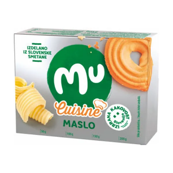 Surovo maslo MU Cuisine, 250 g
