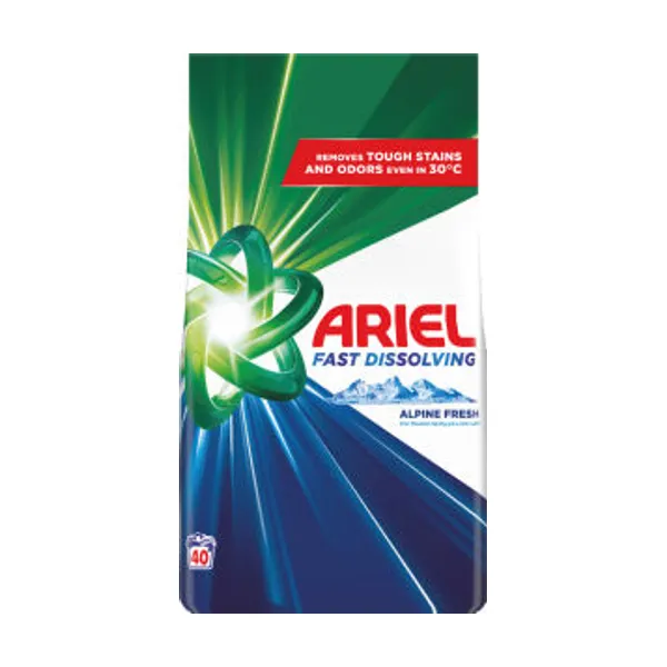 Pralni prašek Ariel, Mountain Spring, 40 pranj, 2,2 kg