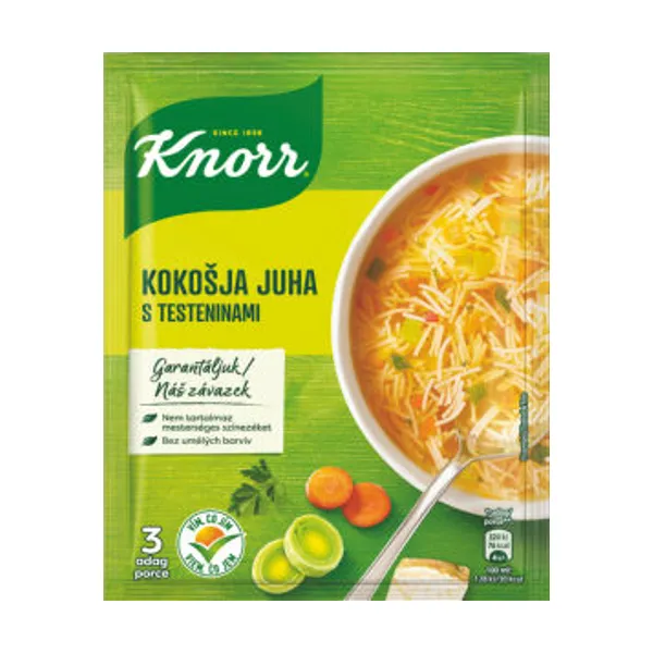 Juha Knorr, kokošja s testeninami, 69 g