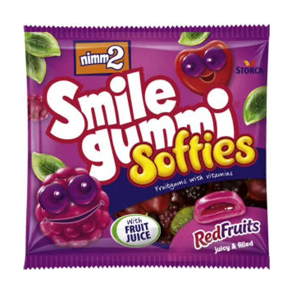 Bonboni Minm2, softies, Red fruits, 90 ml