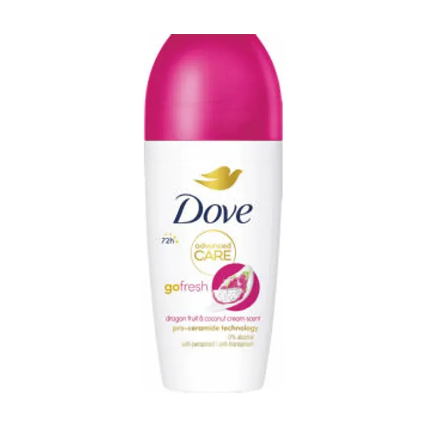Dezodorant roll-on Dove, Dragonfruit, ženski, 50 ml