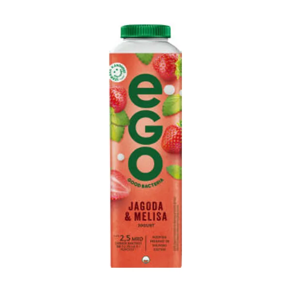 Jogurt Ego, jagoda, melisa, 500 g
