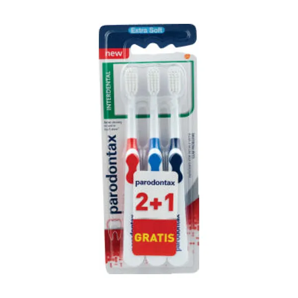 Zobna ščetka Parodontax, Interdental, extra soft z.š., 3/1
