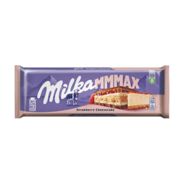 Mlečna čokolada Milka, Strawberry Cheescake, 300 g