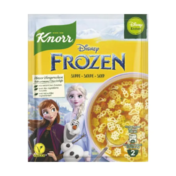 Juha Knorr, Frozen, s testeninami in zelenjavo, 40 g
