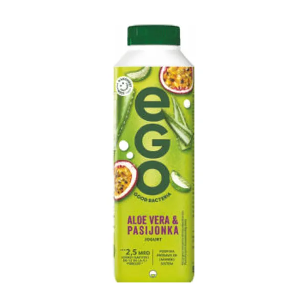 Jogurt Ego, Aloe vera pasijonka, 500 g