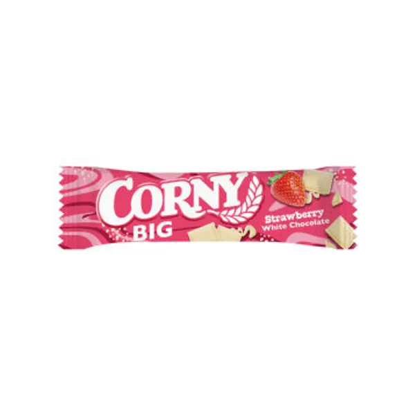 Ploščica Corny Big, jagoda in bela čokolada, 40 g