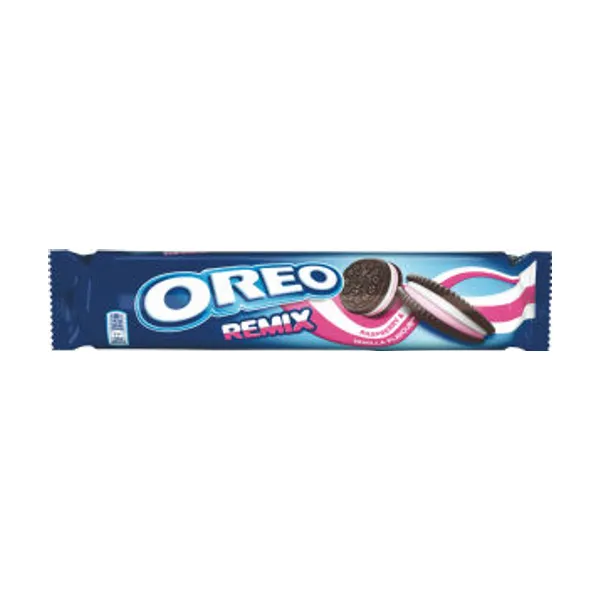 Piškoti Oreo, Remix, malina in vanilja, 157 g
