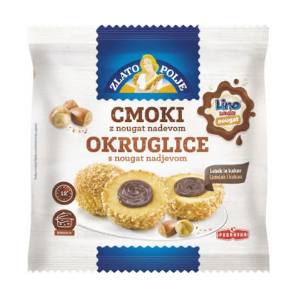 Cmoki Zlato polje, Lino Lada, nougat nadev, zamrznjeno, 400 g