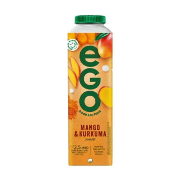 Jogurt Ego tekoči, mango, kurkuma, 500 ml