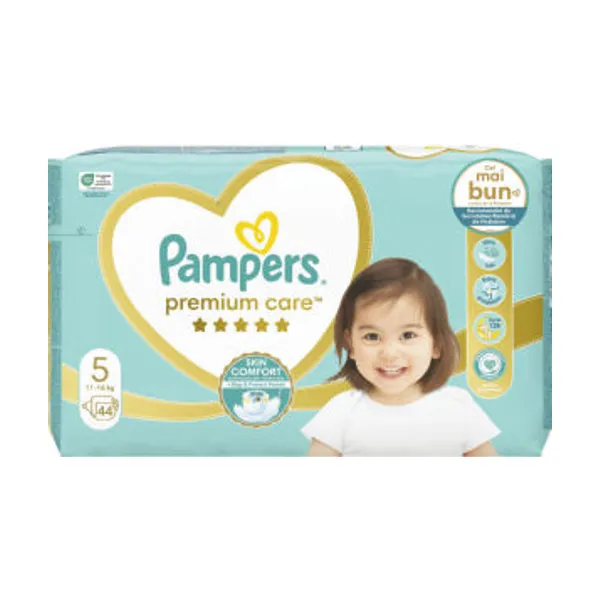 Plenice Pampers, Premium value pack, S5 junior, 11-16 kg, 44/1