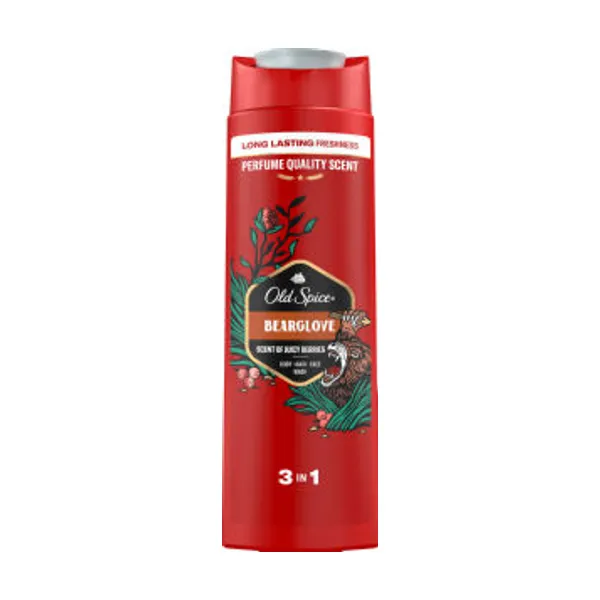 Gel za prhanje Old Spice, Bearglove, 2 v 1, 400 ml
