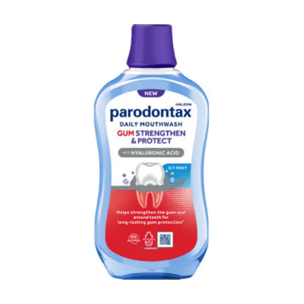 Ustna voda Parodontax, Gum Strenghten & Protect, 500 ml