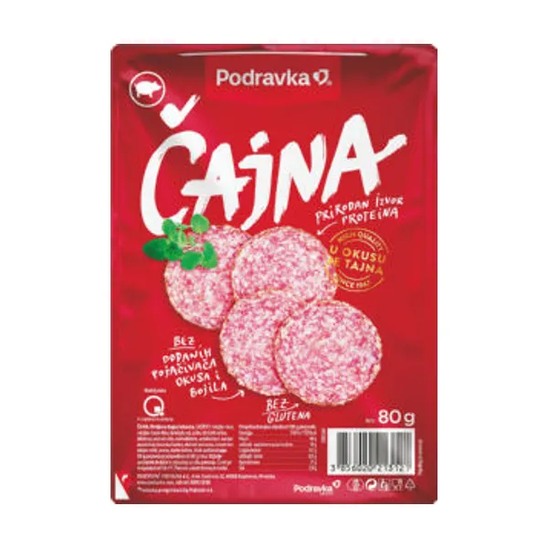 Narezek Podravka, čajna, 80 g