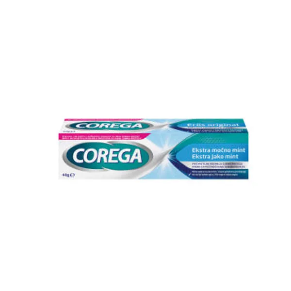 Pričvrstilna krema Corega, ekstra močna, 40 g
