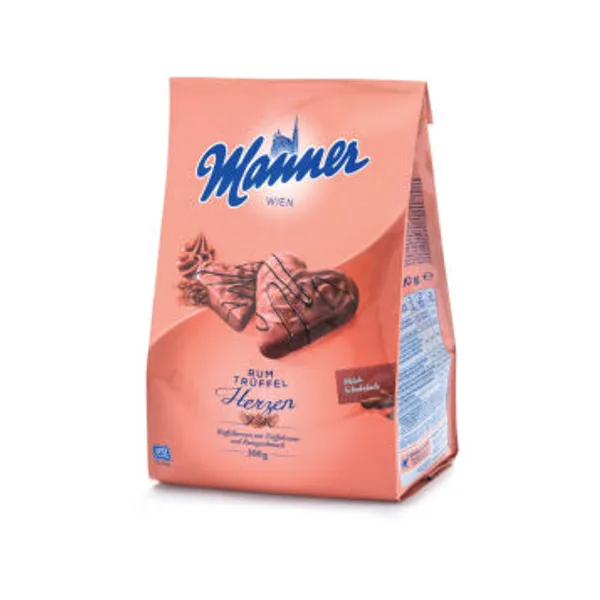 Napolitanke Manner, srčki, 300 g