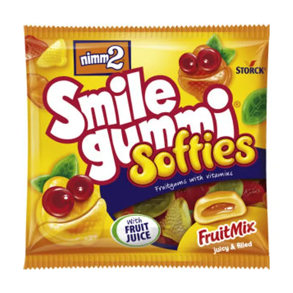 Bonboni Nimm2, softies, fruit mix, 90 g