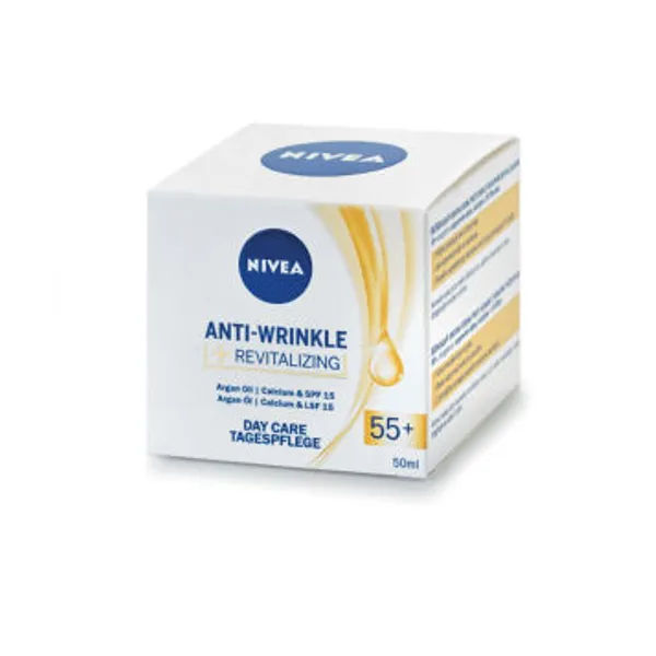 Krema Nivea, Anti-Wrinkle, dnevna, 55+, 50 ml