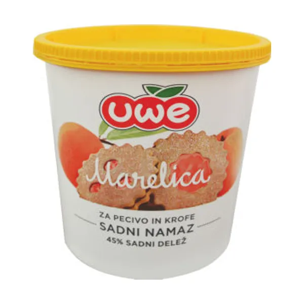 Namaz sadni Uwe, marelica, za krofe in pecivo, 700 g