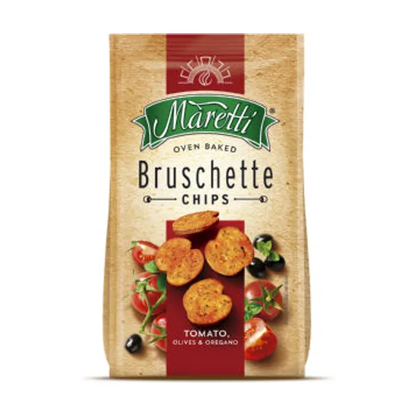 Bruschette Maretti, okus paradižnik, oljke in origano, 150 g