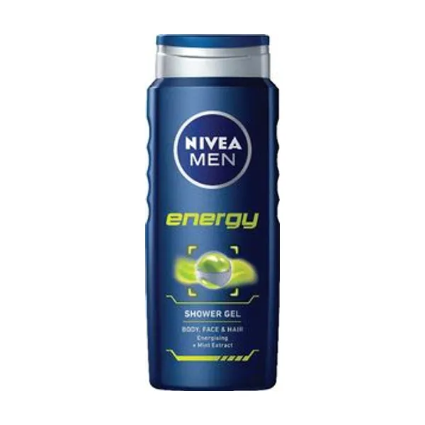Gel za prhanje Nivea Men, Energy, 500 ml
