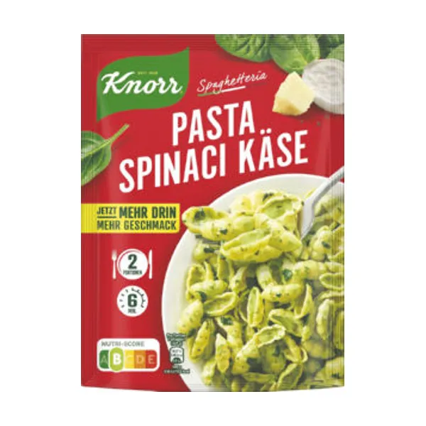 Testenine instant Knorr, Spaghetteria špinača, 178 g