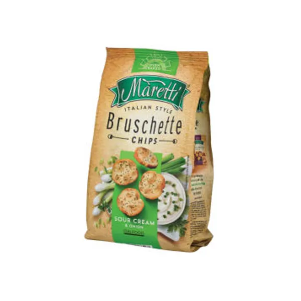 Bruschette Maretti, kisla smetana&čebula, 150 g