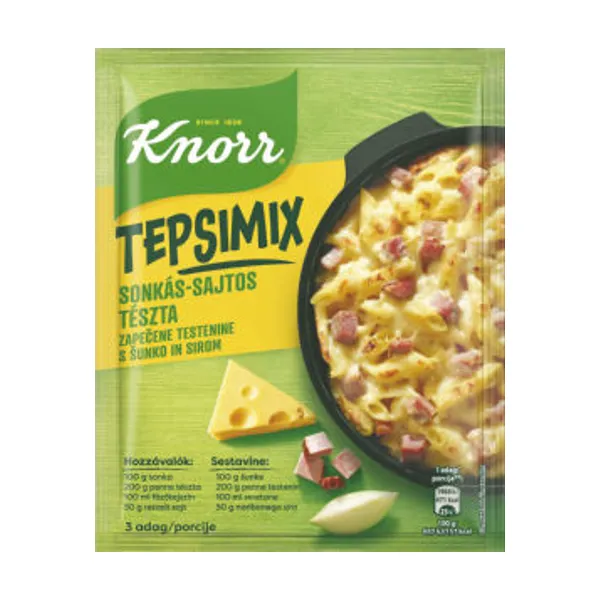 Knorr Fix mešanica za testenine, šunka in sir, 42 g