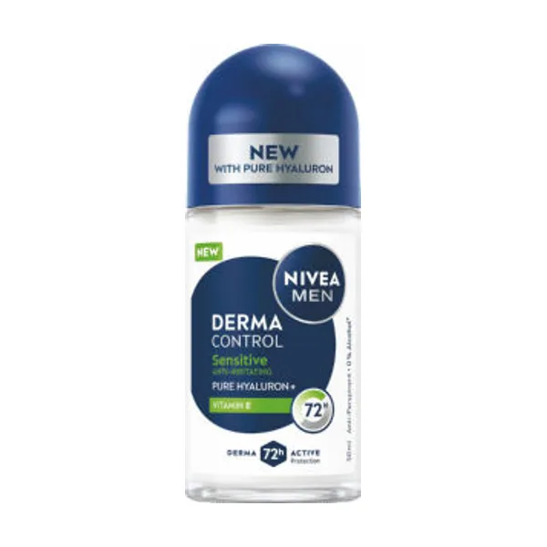 Dezodorant Nivea Men, roll-on, Sensitive Protect, za občutljivo kožo, 50 ml
