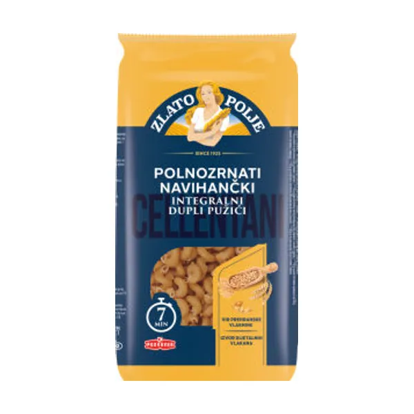 Testenine Zlato polje, navihančki, polnozrnati, 500 g