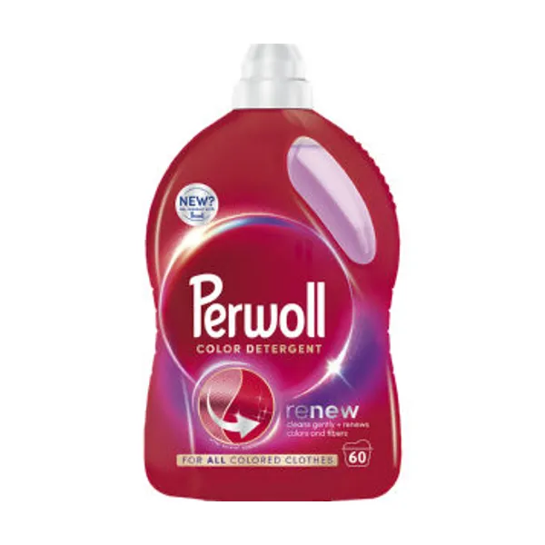 Pralni prašek Perwoll gel, Renew Color, 60 pranj, 3 l