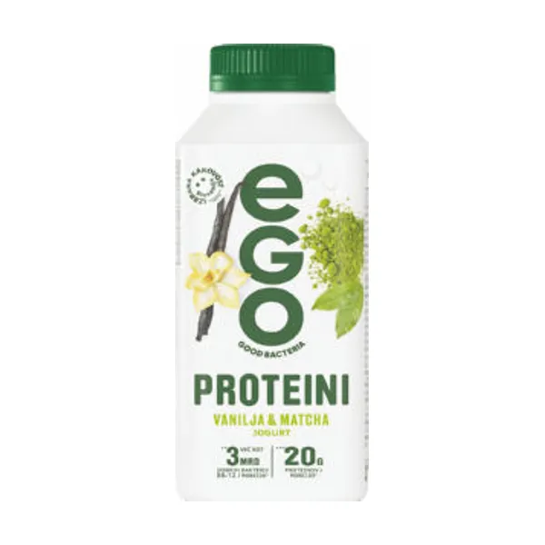 Jogurt proteini Ego, brez laktoze, vanilija matcha, 330 g