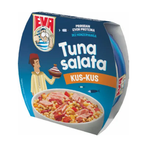 Tuna solata Eva, kus kus, 160 g