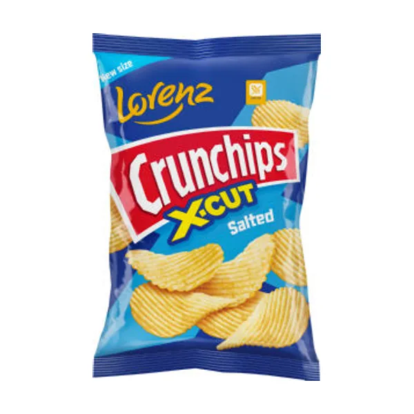 Čips Lorenz, X - cut, sol, 130 g