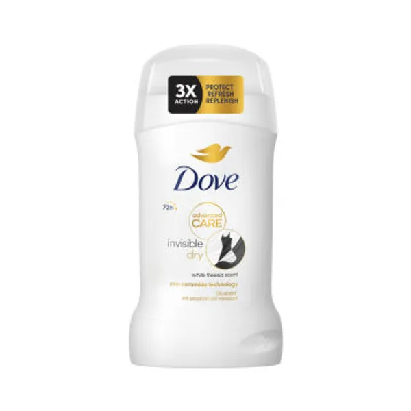 Antiperspirant Dove, Invisible dry, v stiku, 50 ml