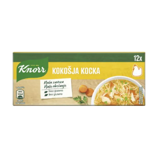 Kokošja kocka Knorr, 120 g