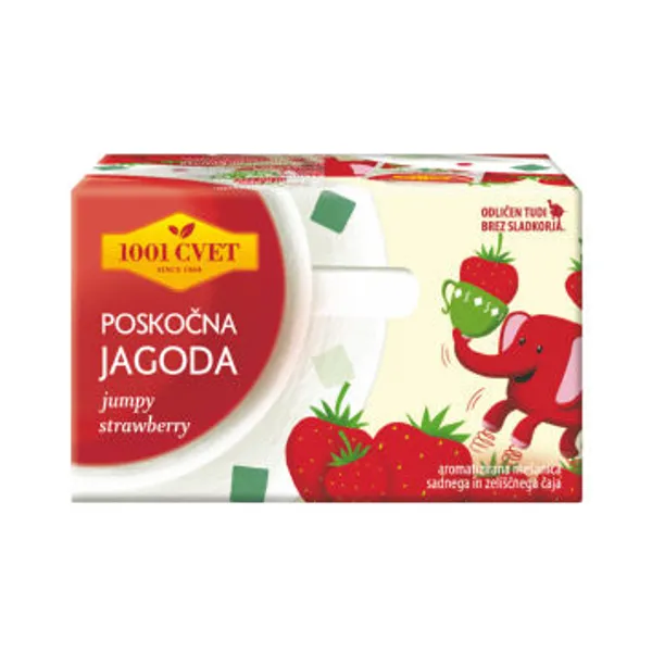 Čaj 1001, poskočna jagoda, 50 g