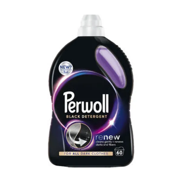 Pralni prašek Perwoll gel, Renew Black, 60 pranj, 3 l