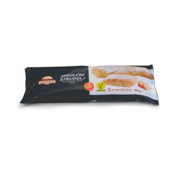 Štrudelj Pečjak, jabolčni, pečen, zamrznjen, 500 g