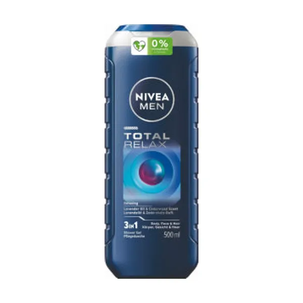 Gel za tuširanje Nivea Men, Total Relax, 500 ml