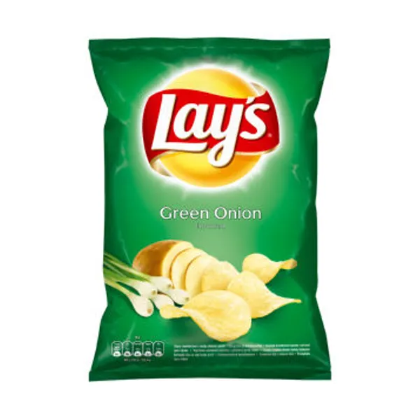 Čips Lay's, zelena čebula, 130 g, Lays