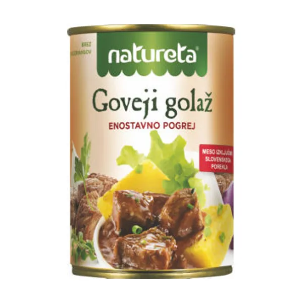 Golaž Natureta, goveji, 400 g